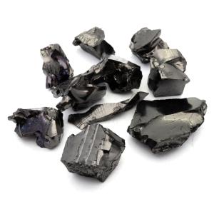 エリートシュンガイト 原石 90g 10個入り ロシア カレリア共和国シュンガ 天然石 1点物 パワーストーン Shungite シュンガ石