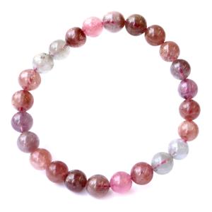 スピネル ブレスレット 7mm MIX マルチカラー パワーストーン 天然石 アクセサリー 数珠 メンズ レディース 爆買 クリスマス