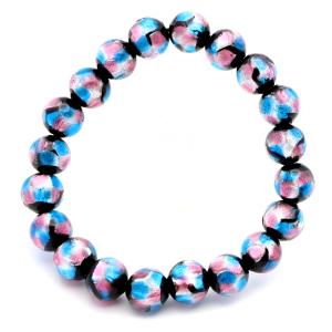 蔵出‼️ガラス玉　日本製超アンティークとんぼ&糸魚川翡翠樽型ブレスレット小物パーツ ホタルガラス レッド 赤色 Red ブレスレット 10mm とんぼ玉 沖縄 お