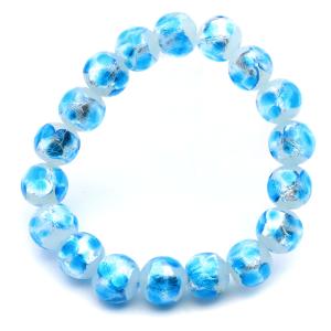 Phiten（ファイテン） 水晶コンビブレス 17cm(6mm・8mm玉)【公式