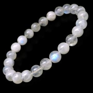 レインボームーンストーン ブレスレット 7mm ホワイトラブラドライト 天然石 2026 プレゼント お返し 爆買 クリスマス