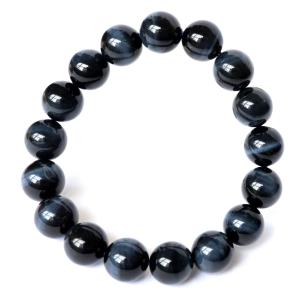 ブルー タイガーアイ ブレスレット 12mm キャッツアイ 青虎目 パワーストーン 2025 プレゼント お返し 爆買 父の日