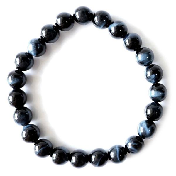 ブルー タイガーアイ ブレスレット 8mm キャッツアイ 青虎目 パワーストーン 敬老の日 2025...