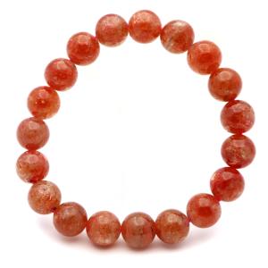 サンストーン ブレスレット タンザニア産 8mm 内周17cm 天然石