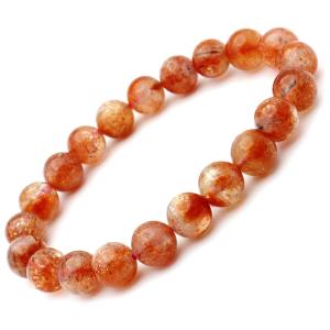 サンストーン ブレスレット AAA 9mm インド産 天然石 パワーストーン 日長石 Sun Stone 1点もの 爆買 クリスマス