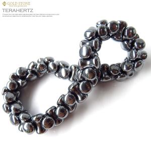テラヘルツ鉱石 本物 ボーンカット ブレスレッ...の詳細画像2