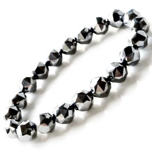 テラヘルツ鉱石 本物 ブレスレット メンズ レ...の詳細画像1