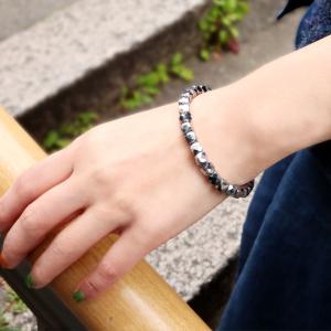 テラヘルツ鉱石 本物 ブレスレット スクエアカ...の詳細画像4