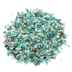 GOLD STONE ターコイズ さざれ石 本物 100g 小~中サイズ 染め