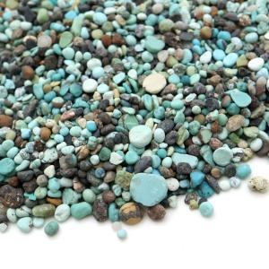 ターコイズ さざれ石 本物 100g 極小サイ...の詳細画像1