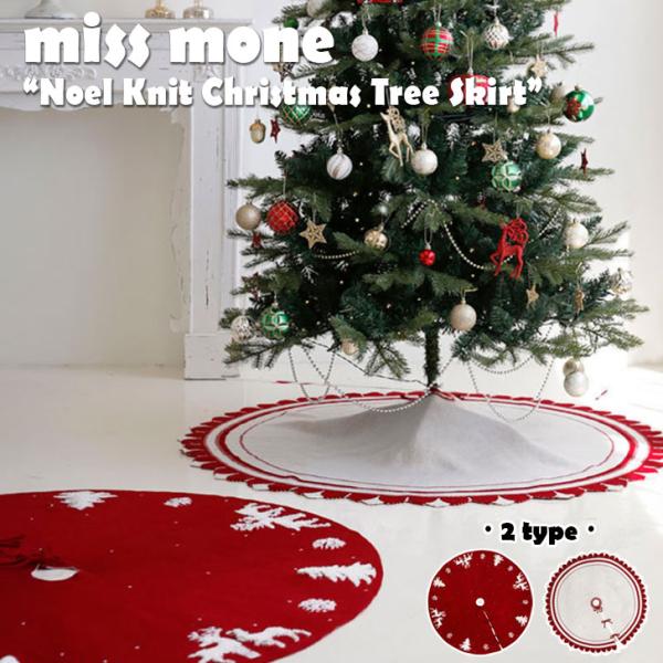 ミスモネ ツリースカート miss mone Noel Knit Christmas Tree Sk...