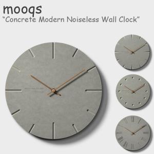 ムクス 壁掛け時計 mooqs Concrete Modern Noiseless Wall Clock コンクリート モダン ノイズレス ウォール クロック 4種類 韓国インテリア 452144 ACC｜goldtail2020