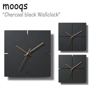 ムクス 壁掛け時計 Charcoal black Wallclock 4/5/6 チャコール ブラック ウォール クロック ノイズレス CHARCOAL BLACK 韓国雑貨 1539959/1539958/1539957 ACC｜goldtail2020