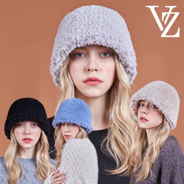 バザール バケットハット VARZAR 正規販売店 Fur Long Label Boucle Dr...