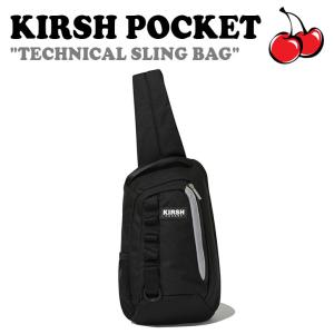 キルシーポケット ボディバッグ KIRSH POCKET 正規販売店 TECHNICAL SLING BAG テクニカル スリングバッグ BLACK ブラック FKQRABA701M バッグ｜goldtail2020