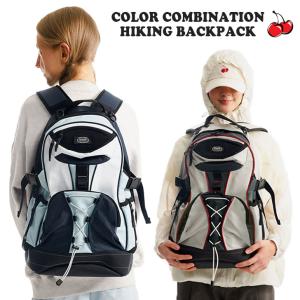 【最後在庫1点/国内配送】キルシーポケット リュック KIRSH POCKET 正規販売店 COLOR COMBINATION HIKING BACKPACK 全2色 KPRRBBP701M バッグ｜goldtail2020