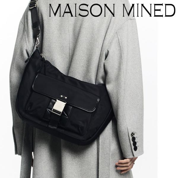 メゾンミネド ボディバッグ MAISON MINED 正規販売店 BUCKLE STRAP HOBO...