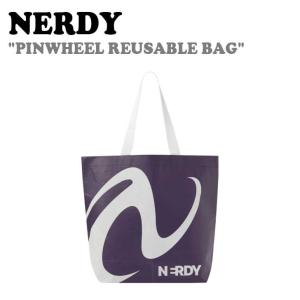 ノルディ エコバッグ NERDY メンズ レディース PINWHEEL REUSABLE BAG ピンホイール リーユーザブルバッグ DARK PURPLE ダークパープル ノルディー バッグ｜goldtail2020