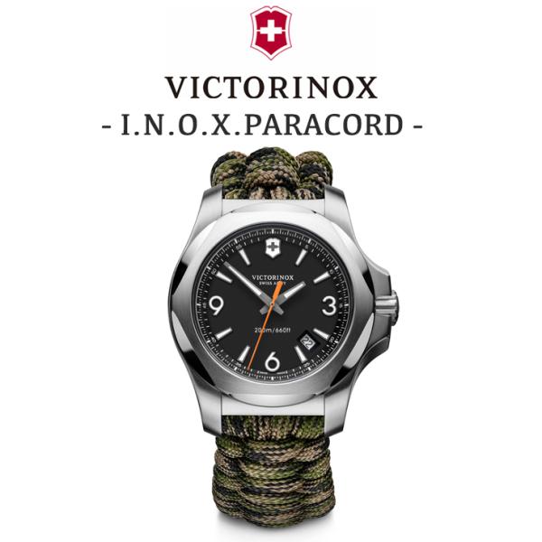 ビクトリノックス 時計 腕時計 防水 メンズ イノックス パラコード VICTORINOX I.N....