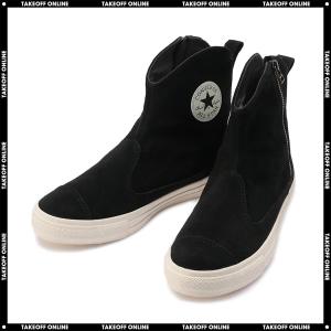 コンバース スニーカー レディース スエード オールスター ウエスタンブーツ ブラック CONVERSE SUEDE ALL STAR WESTERNBOOTS II Z HI BLACK｜goldtakeoff7