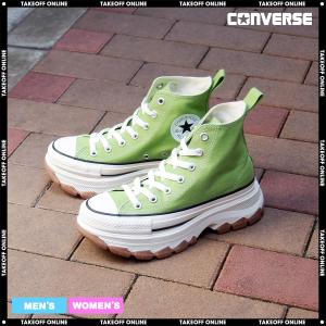 コンバース 厚底スニーカー メンズ レディース オールスタートレックウェーブ ハイカット ライトグリーン CONVERSE ALL STAR R TREKWAVE HI LIGHT GREEN｜goldtakeoff7