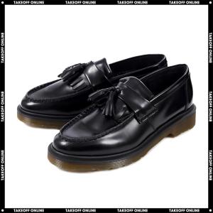 【5のつく日クーポン有】ドクターマーチン ブーツ シューズ メンズ レディース エイドリアン タッセルローファー Dr.Martens ADRIAN TASSELE LOAFER BLACK｜goldtakeoff7