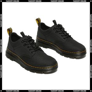 ドクターマーチン ブーツ メンズ リーダー 5 タイ シューズ ブラック Dr.Martens REEDER 5 SHOES BLACK EXTRA TOUGH 50/50｜TAKE OFF ONLINE