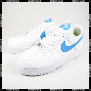 第一ネット ナイキ エアフォース1 23cm ブルー ホワイト ネクストネイチャー 07 スニーカー Www Villanideluca Com