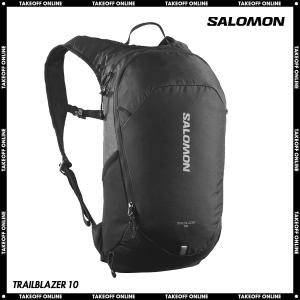 サロモン バックパック リュック メンズ レディース トレイルブレイザー10 SALOMON TRAILBLAZER 10 BACKPACK BLACK/ALLOY｜goldtakeoff7