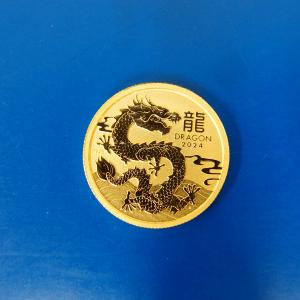 【2024年】干支金貨１/4オンス　辰年　新品未使用｜Gold Tohki