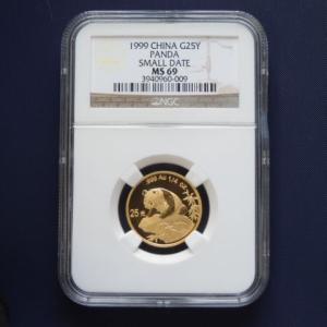 中国 パンダ金貨1／4オンス 2001年 : Gold Tohki - 通販 - Yahoo