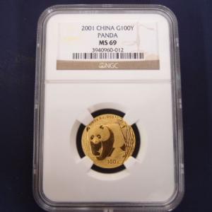 中国 パンダ 1oz 銀貨 1992年 10171