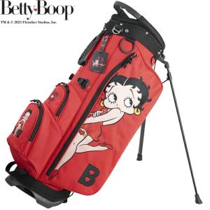 Betty Boop ベティーブープ OCB0004 スタンドバッグ レッド キャディバッグ｜golf-atlas