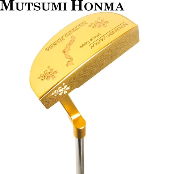 MUTSUMI HONMA ムツミ ホンマ　本間睦　MH282M パター マレットタイプ ゴールドI...