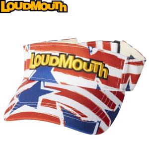 Loudmouth ラウドマウス サンバイザー 763903-349　Independence Flag　インディペンデンスフラッグ　【ユニセックス/ゴルフウェア】｜golf-atlas