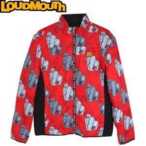 Loudmouth ラウドマウス 中綿ブルゾン 772207-295 Gorilla Red　ゴリラレッド　ストレッチ/撥水加工/防風 【メンズ/ゴルフウェア】｜golf-atlas