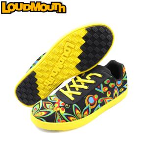 Loudmouth ラウドマウス LM-GS0005 スパイクレス ゴルフシューズ　Shagadelic Black（020）シャガデリックブラック  【メンズ/レディース】｜golf-atlas