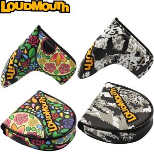 LOUDMOUTH ラウドマウス  パターカバー　LM-HC0010/PN/MT （ピンタイプ用/マレットタイプ用） 【Leopard Tiger（339）/ Mosaic Skulls（342）】｜golf-atlas