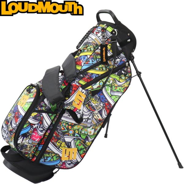 LOUDMOUTH ラウドマウス　LM-CB0010　8.5型 スタンドキャディバッグ　Loud S...