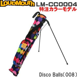 Loudmouth ラウドマウス　LM-CC0004 セルフスタンド クラブケース　Disco Balls（008） 　特注カラーモデル/ディスコボール　｜golf-atlas