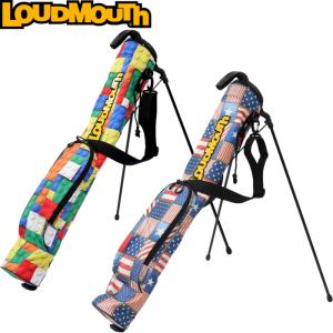 ラウンドマウス セルフスタンドバッグ LOUDMOUTH（ラウドマウスゴルフ） ラウドマウス LM-CC0005 セルフ
