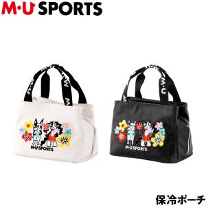 M・U SPORTS　MUスポーツ　703Q1012　MUエレガントアップリケ刺繍 保冷ポーチ｜golf-atlas