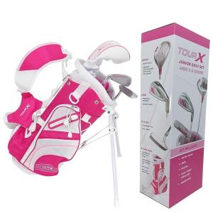 TOUR-X　ピンクジュニア ゴルフセット　サイズ ＃0 （〜5才未満用）