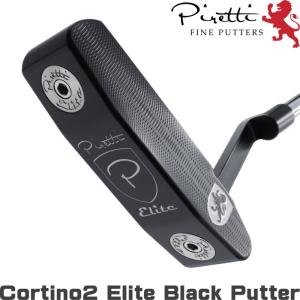 Piretti ピレッティ エリート ブラック コルティノ2 パター (Elite Black Cortino2)　　355g-375g ウェイト調整可能モデル｜golf-atlas