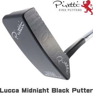 Piretti ピレッティ ルッカ　ミッドナイトブラック パター  (Lucca Midnight Black Putter）｜golf-atlas
