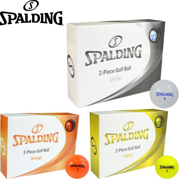 SPALDING スポルディング SPBA-3768 ゴルフボール 1ダース(12個入り)