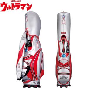 【数量限定品】ウルトラマン キャディバッグ UMCB002 9.5型 復刻 ゴルフ キャラクターグッズ｜golf-atlas