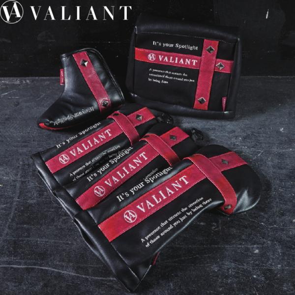 バリアント VAA-005 アクセ コレクション ヘッドカバー ブラック×レッド　【DR/FW/UT...