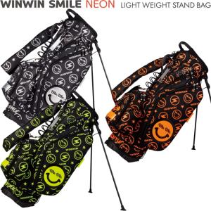 WINWIN STYLE　ウィンウィンスタイル　SMILE NEON スマイルネオン LIGHT WEGHT スタンドバッグ｜golf-atlas