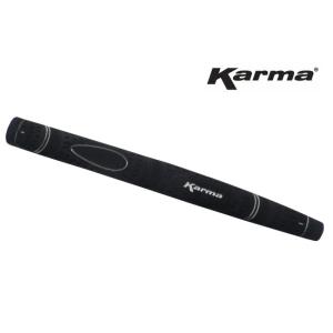 [メール便対象]Karma(カルマ)　デュアルタッチ　パターグリップ　ブラック｜golf-bg